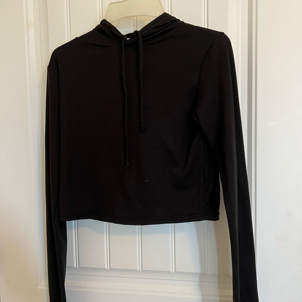Black hoodie shirt